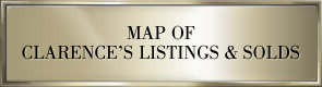 Map of Clarence's Listings & Solds